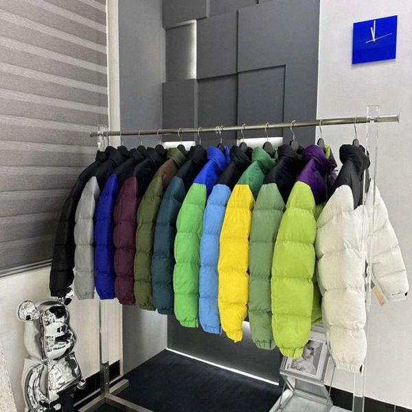 

new men 2023 designer mens womens puffer jacket parkas north jacket coats outerwear causal warm autumn winter camouflage face puffer jacket, Black