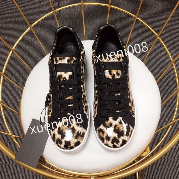 

new womens classics brand casual shoes leather lace-up sneaker running trainers letters shoes flat printed sneakers, Red;white