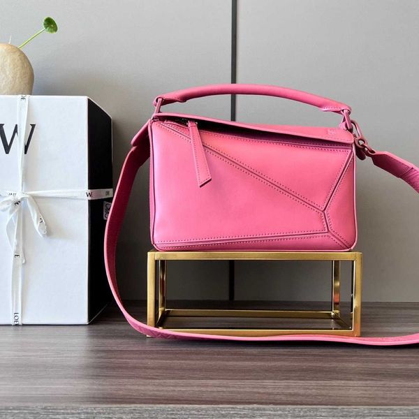 

new print wide shoulder strap geometric bag handheld one oblique straddle small square high quality