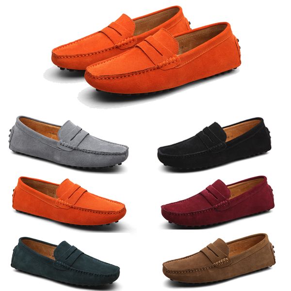 

men's shoes fashionable and classic casual fit pea shoes 017, Black