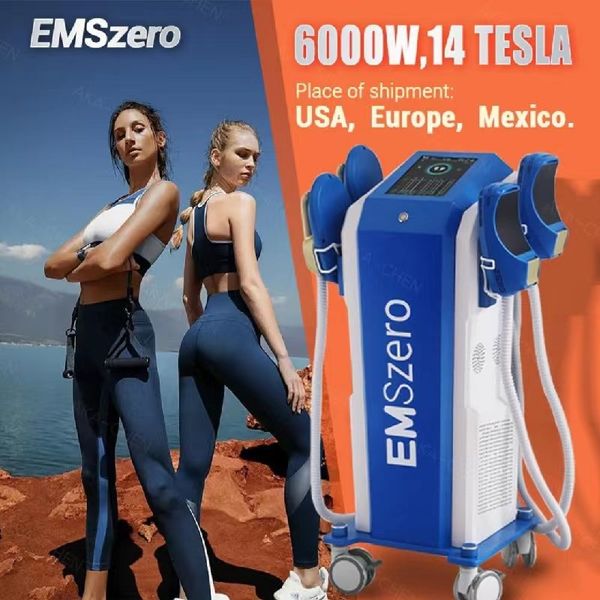 

14 tesla dls-emslim neo fitness machine ems stimulater slim muscle body sculpt fat remove hi-emt for salon nova emszero