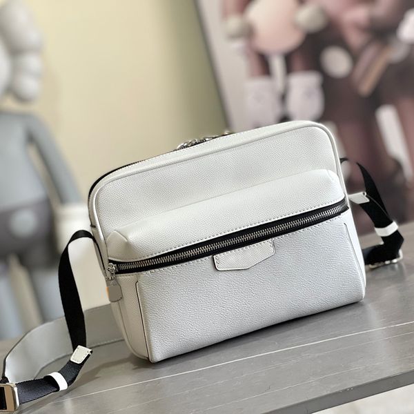 

designer messenger bag luxury crossbody bag genuine leather shoulder bags 26cm high imitation chest pack with box zl317