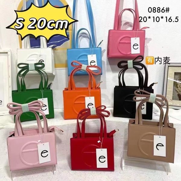 

2023 designer telfars shoulder bag mini tote bag luxury crossbody bag women's shopping bag fashion pink black purse crossbody bag lette