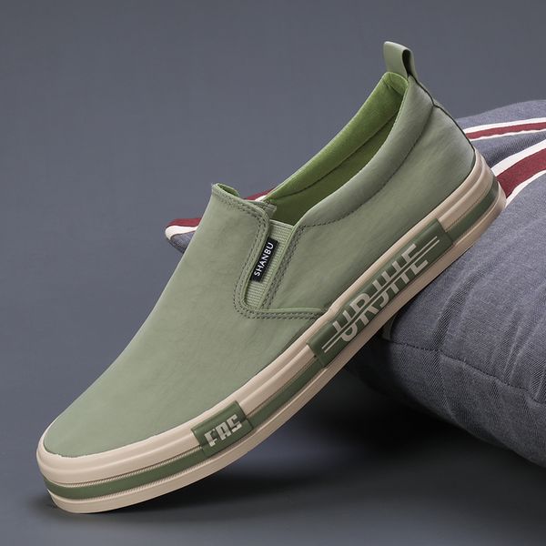 

men's shoes low help canvas shoes 2023 spring summer sports recreational shoe flat shoes breathable men vulcanized shoes, Black