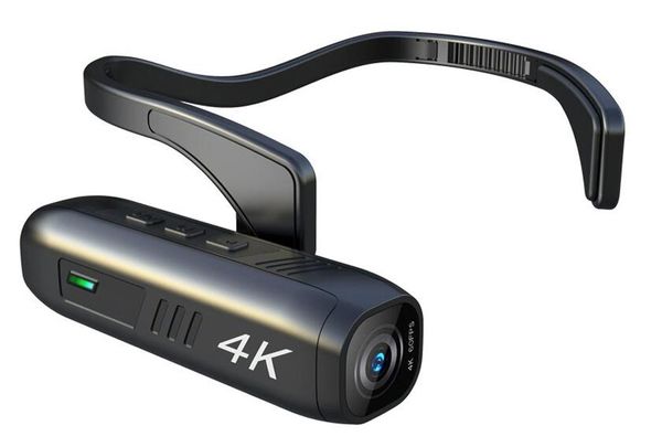 

4k body camera head-mounted action camera ip65 waterproof eis anti-shake night vision dvr wifi wireless camera recorder