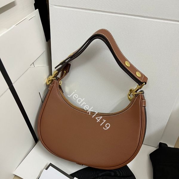 

ava underarm bag genuine leather hobos bag 10a triomphe handbags designer lady bag smooth cowhide shoulder bag zipper tote bags adjustable s
