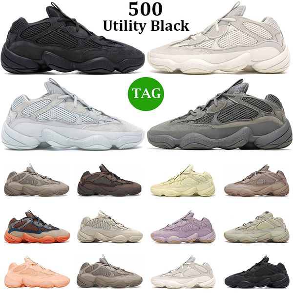 

og 500 running shoes men women 500s utility black bone white salt blush ash grey clay brown granite mens trainers outdoor sneakers