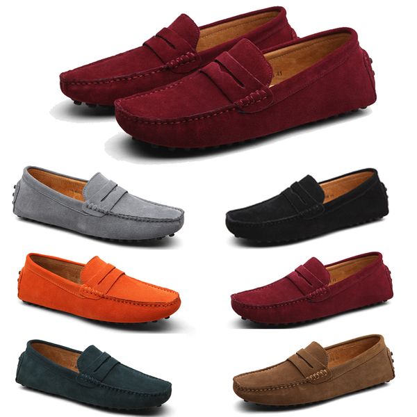 

men's shoes fashionable and classic casual fit pea shoes 012, Black