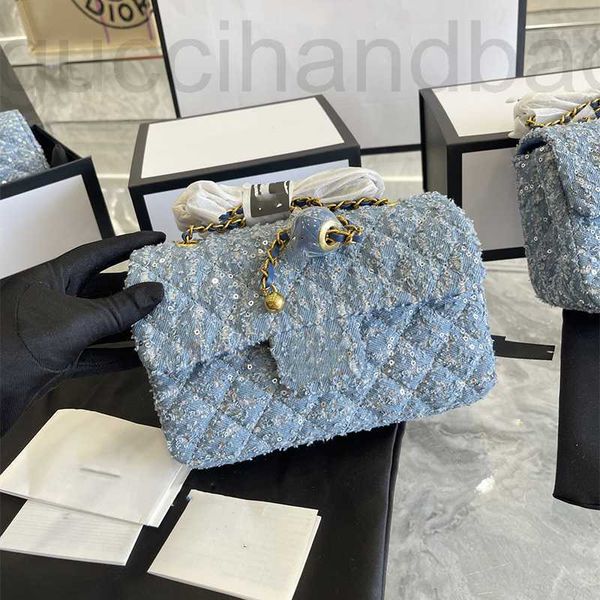 

women fashion designer bags handbag bags denim sequins channel crossbody luxury chain bag leather shoulder designers tote purse handbags