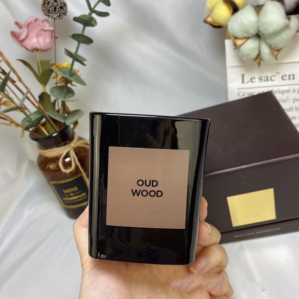 

epack oud&wood candle bougie neutral scented perfumes candles fragrance long lasting time smell fragrance fast ship