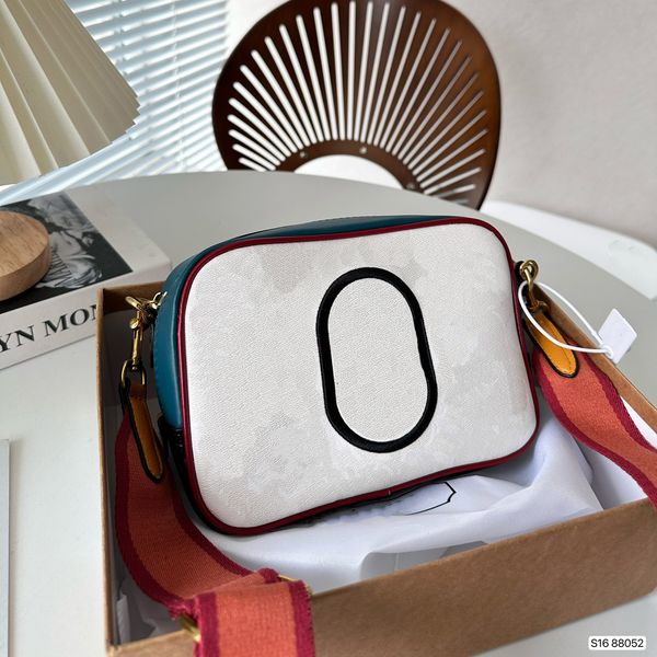 

camera bag women messenger classic atmospheric fashion rainbow wide shoulder belt design cross body rainbow lady handbagsmini small shoulder