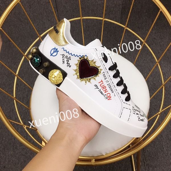 

new womens mens classics brand casual shoes leather lace-up sneaker running trainers letters shoes flat printed sneakers2023, Red;white