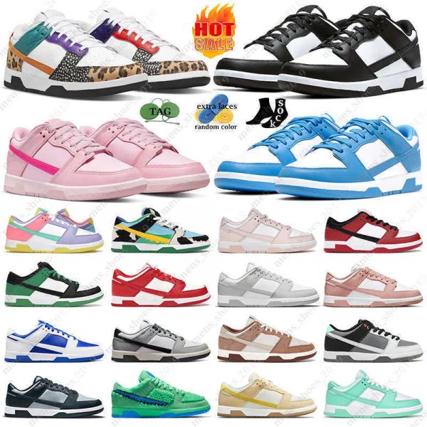

new fashion casual shoes dunks lows casual shoes sb men sneakers panda unc triple pink red chicago gai grey fog team green syracuse easter 9, Black