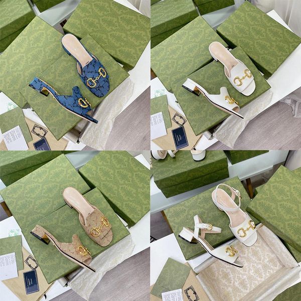 

casual shoes luxury atmosphere 2023 high-quality designer fashion women's sandals and slippers leather platform high heels 35-40, Black