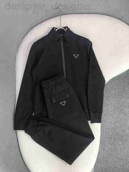 

men's tracksuits designer mens tracksuit highend designer luxury cotton patchwork ribbon sportswear size -3xl fashion casual men track, Gray