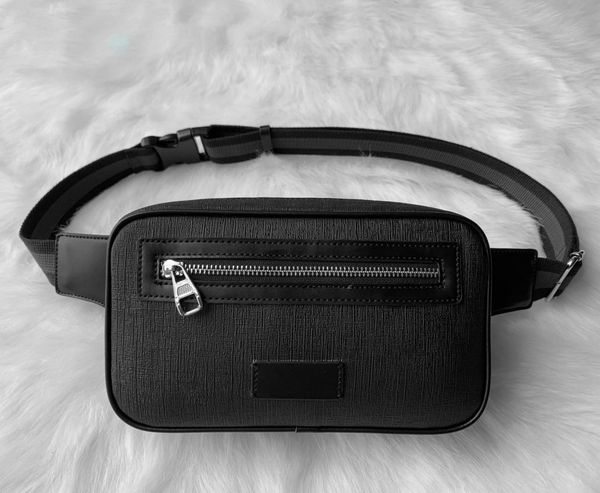 

men women leather sport runner fanny pack belly waist bag bum fitness running belt jogging pouch back grid bags g20659