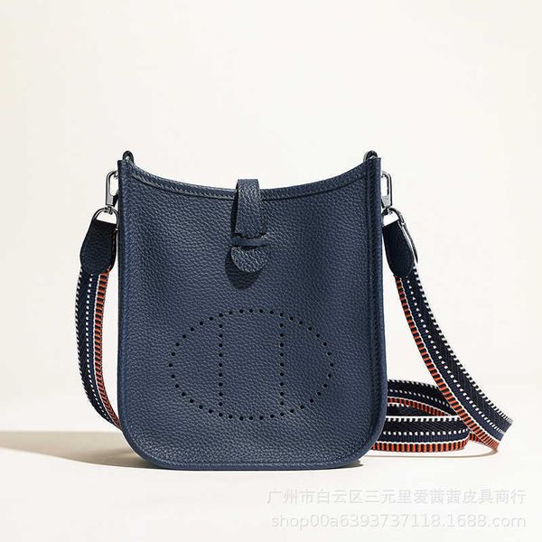 

designer h home bag evelynn genuine new leather evelynns mini crossbody bag layer togo calf leather lychee pattern bucket women's fd2s