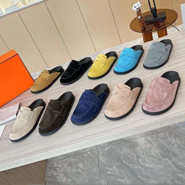 

2023 sandals designer woman slippers men slipper gear bottoms flip flops women luxury fashion causal flop size 35-42 q3, Black