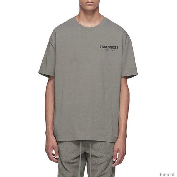 

summer essent designer tshirt women mens essentiel t shirts chest letter shirt short sleeve essentail loose casual t-shirts cotton loose da, White;black