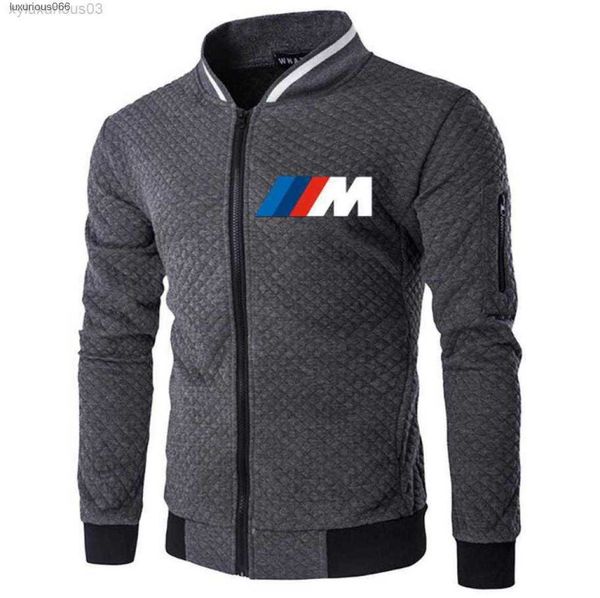 

jacket bmw m printing coats zipper cardigan male sweater fashion gyms men clothes streetwear3923460, Black;brown