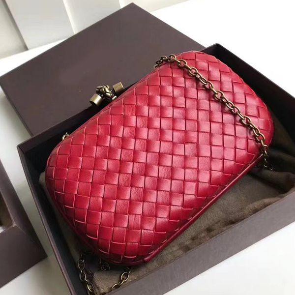 

8a designer clutch bag evening handbags lady luxurys fashion party golden knitting hand silver gold plated leather patchwork bag phone cosme