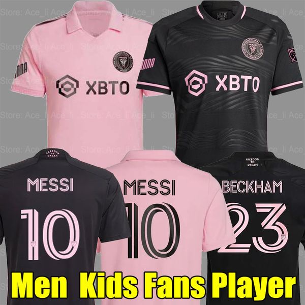 

2023 2024 miami cf soccer jerseys inter messis matuidi higuain jean fray campana yedlin beckham mls 23 24 men and kids player fans version f, Black;yellow