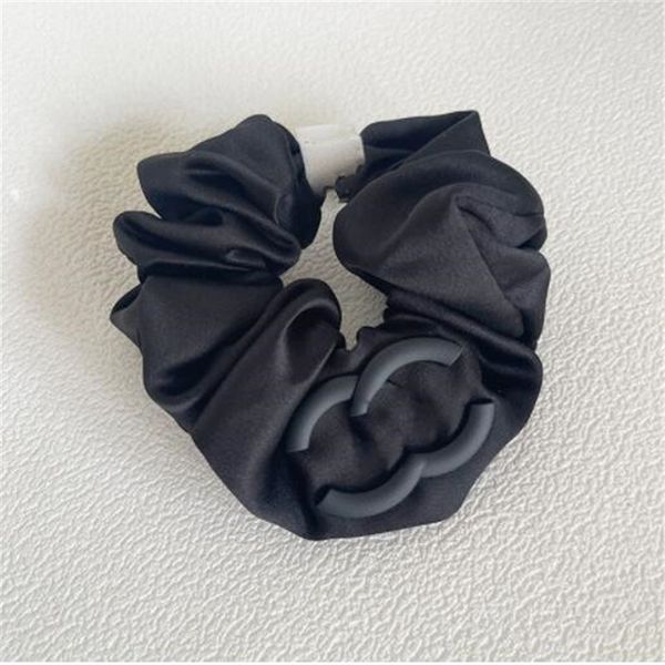 

women brand designer letter printing hair rubber band elastic hairrope ponytail holder luxury colours large intestine hair accessorie, Pink