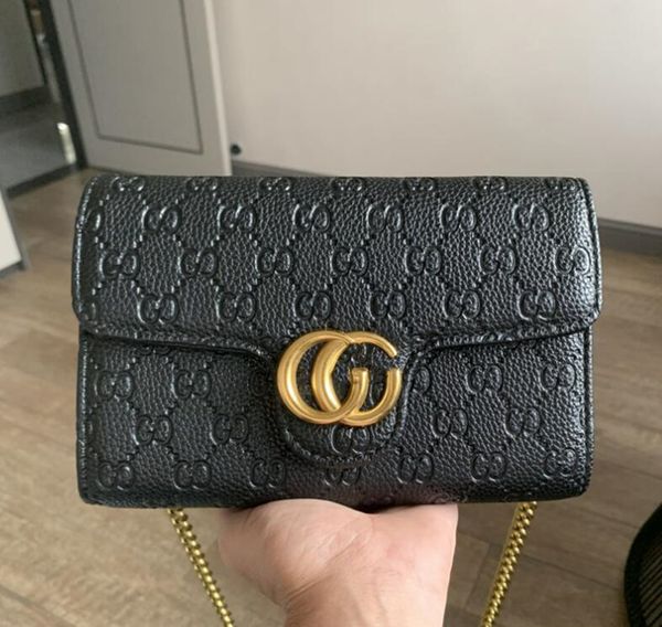 

womens chain shoulder bags crossbody bags lady purse messenger gg bag designer handbags wallets backpack female purse 10 colours in stock
