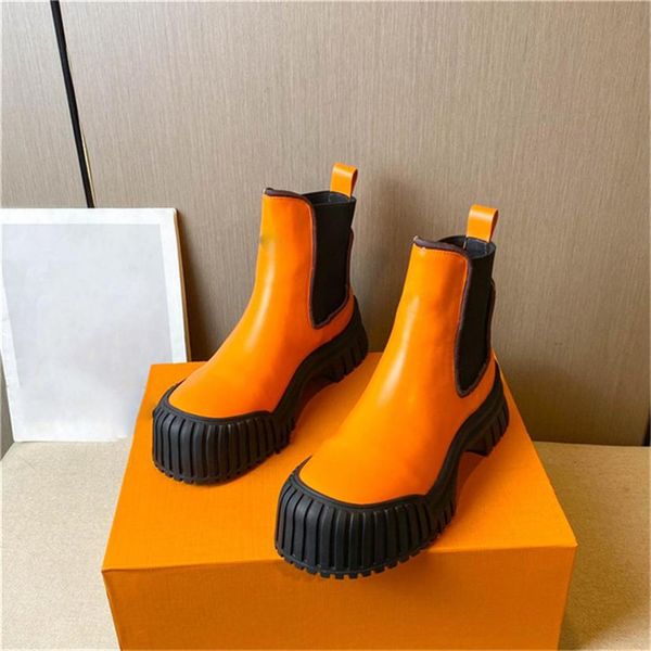 

luxury designer ruby flat low ankle boots women laureate platform desert leather winter martin shoes trim zipper rubber sole sneakers with o, Black