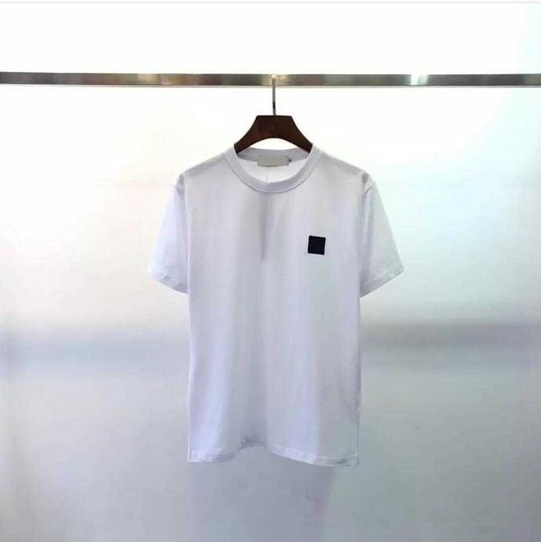 

summer men's stone island t-shirts designer men's and women's shirts fashion badges t-shirts casual summer short sleeves is, White;black