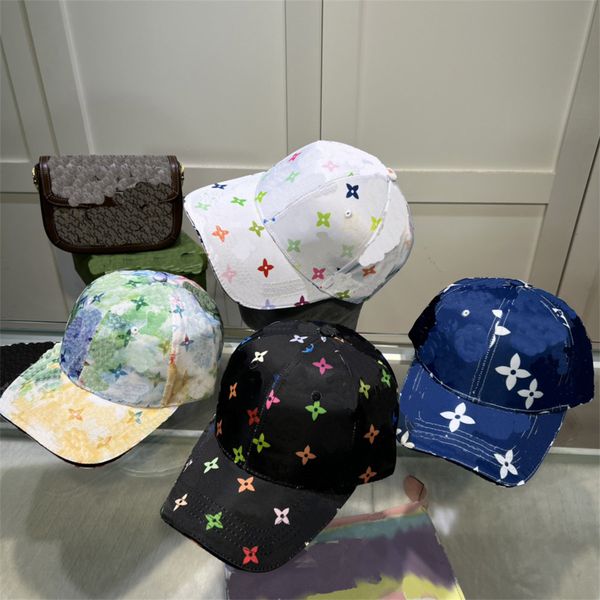 

2023 men's baseball caps fashion designers hat letter luxury casquette cap summer outdoor sports sunshade breathable net multicolor tru, Blue;gray