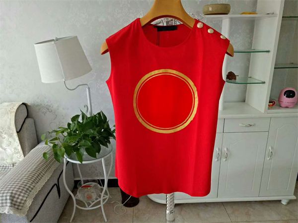 

womens designer t shirts summer sleeveless tees with buttons women clothing short sleeve jumper pullovers jumpers designer women clothes, White