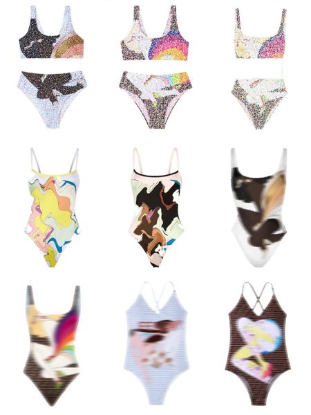 

selling fashionable women girls' one piece swimsuit carton picture print low-back swimwear bathing suits, White;black