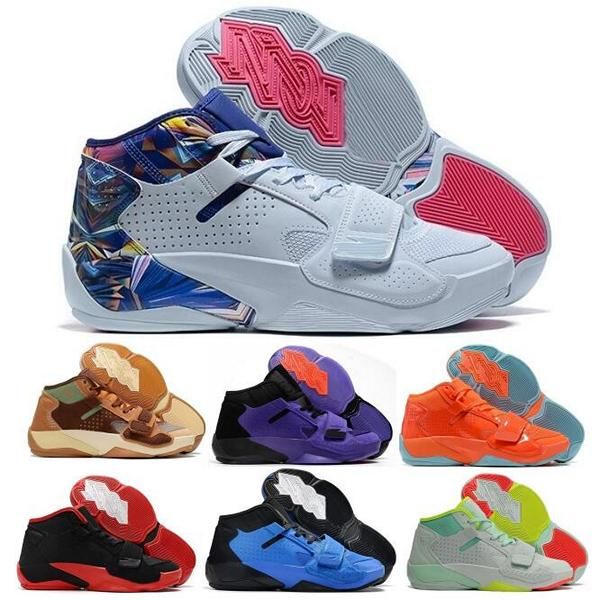 

zion 2 men basketball shoes jorden jumpman white volt hyper crimson royal pelicans hope diamond pf 2023 designer man sneakers 40 - 46
