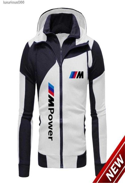 

mens designer t shirts 2023 bmw jacket men sweatshirt zipper hoody spring autumn fleece cotton hoodies harajuku male clothing 4986769, Black