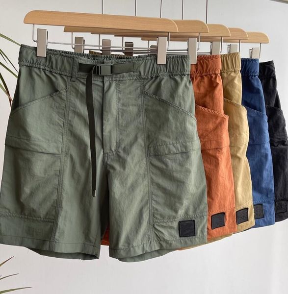 

casual fahion mens shorts cargo pants designer compass embroidered shorts designer mens large pockets shorts summer men sweatpants fitness p, White;black