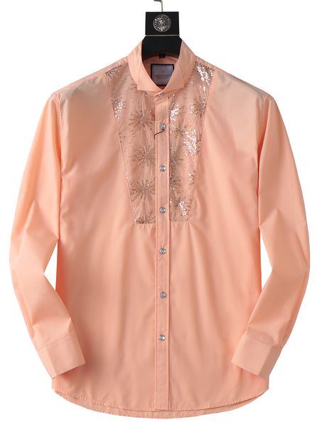 

luxury designer men's dress sleeve shirts fashion new casablanca summer casual print shirt men's slim long sleeve shirt a03, White;black