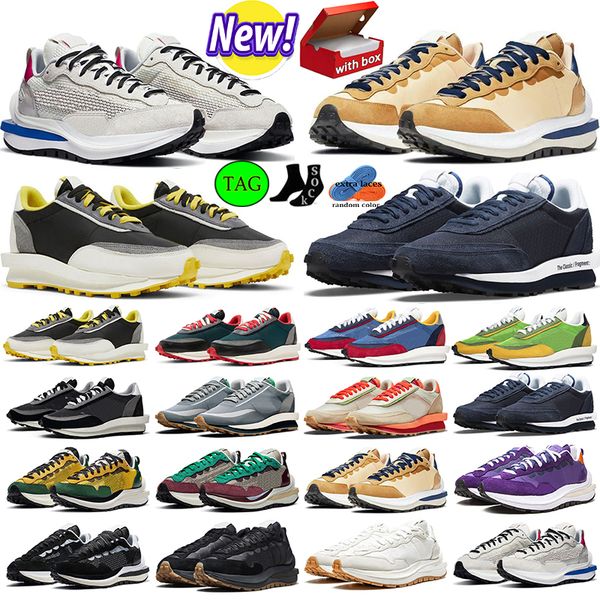 

designer shoes sacais casual shoes summit white waffle daybreak fragment blue void wolf grey bright citron vaporwaffle royal red pine green