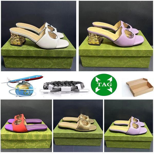 

colorful style womens double g sandals slippers luxury flat home printed white black pink jelly leather designer for woman oran sandal slide