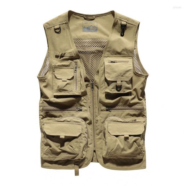 

men's vests men's vests of men jacket baseball outdoor fishing wear military men's clothing tactical vest camping sports desi, Black;white