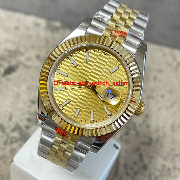 

2 styles u1 version luxury mens designer watches 41mm dj2 126333 116333 fluted bezel automatic movement st9 code 2 end links jubilee bracele, Slivery;brown