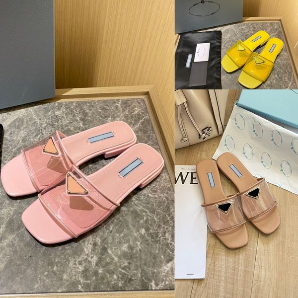 

hopping designer slides with box women slippers oran sandal slipper pantoufle h sandals slides claquette flip flops sandals eur 35-41, Black