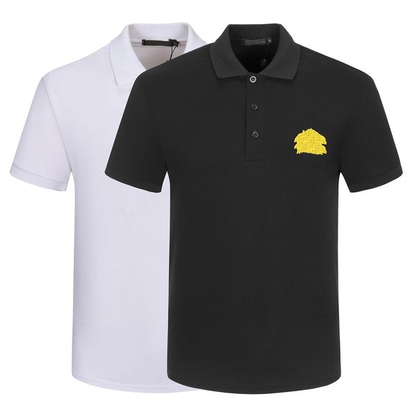 

mens polo shirt designer man fashion horse t shirts casual men golf summer polos shirt embroidery high street trend tee asian size m-3xl-r, White;black