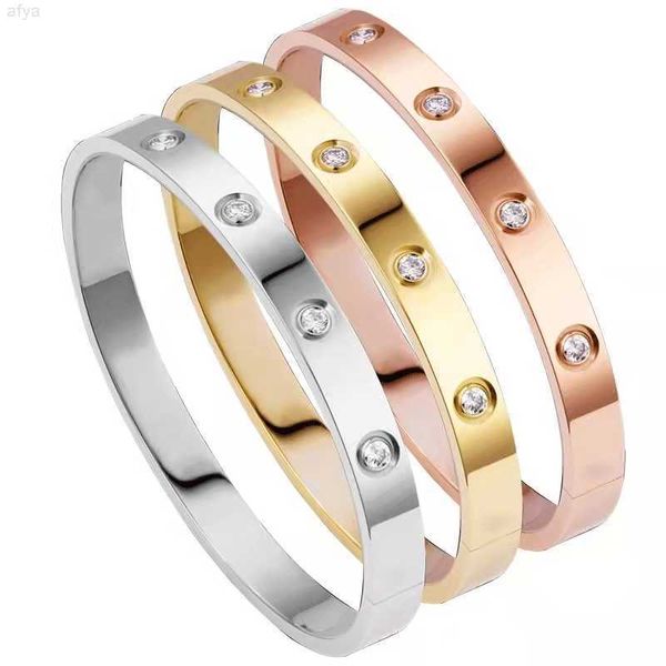 

316l stainless steel couple does not lose color bracelet, Black