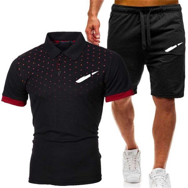 

summer tracksuits fashion design t-shirt +pants piece sets solid color suit mens sweat suits hip hop joggers l2rx, Gray