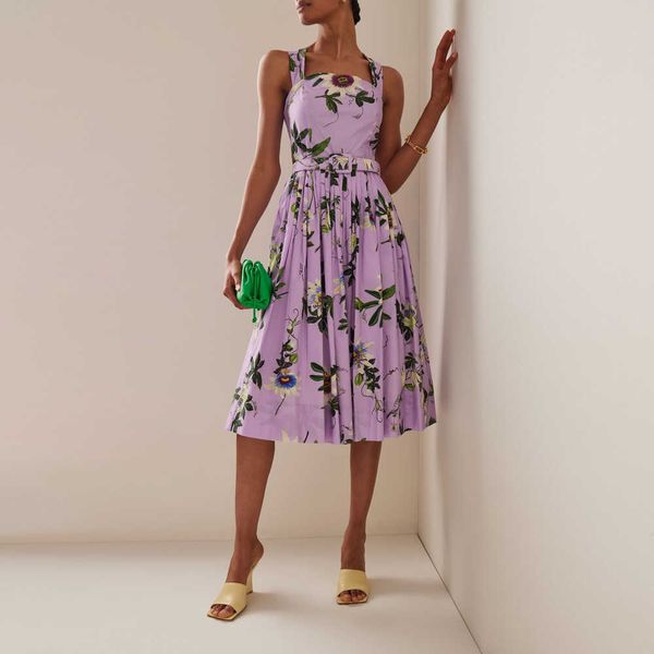 

fancy spring and summer holiday new line sling midi dress, Black;gray