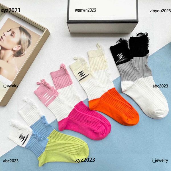 

designer men sock women socks front perforated design breathable stockings cotton short socks luxurious #including box, Black