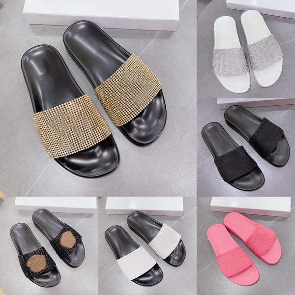 

palazzo sandas women men designers rubber slides slipper leather luxurys beach thick bottom shoes summer platform slides sandals size 35-45, Black