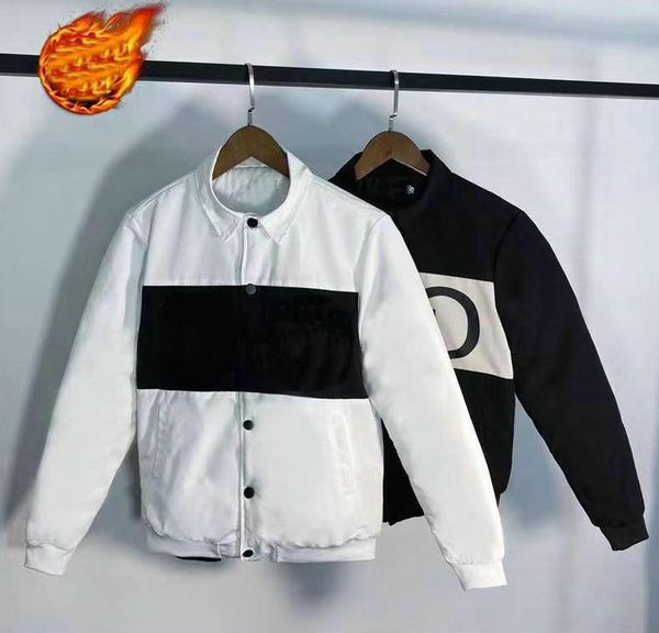 

new men's women's jacket cotton jacket clothing autumn winter warm jackets same style stars for men women coat outwear a017, Black;brown