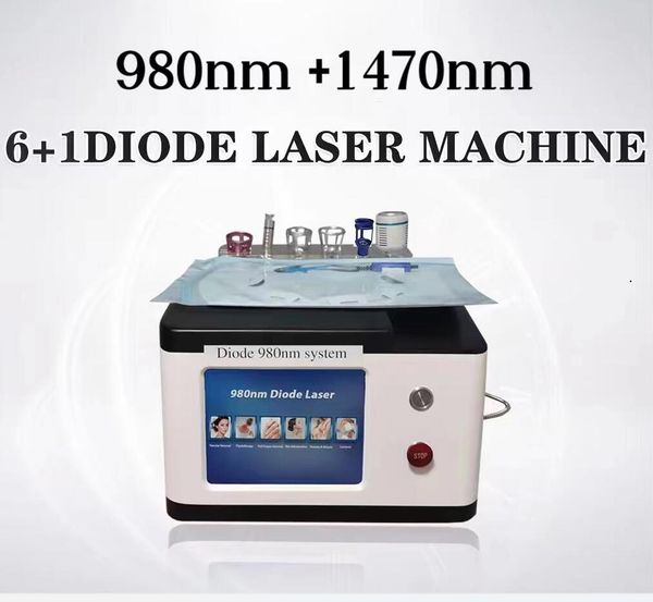 

salon use 980nm+1470nm diode laser lipolysis liposuction surgery skin/evlt/pldd/dental tightening /blood spider veins removal fat reduce mac